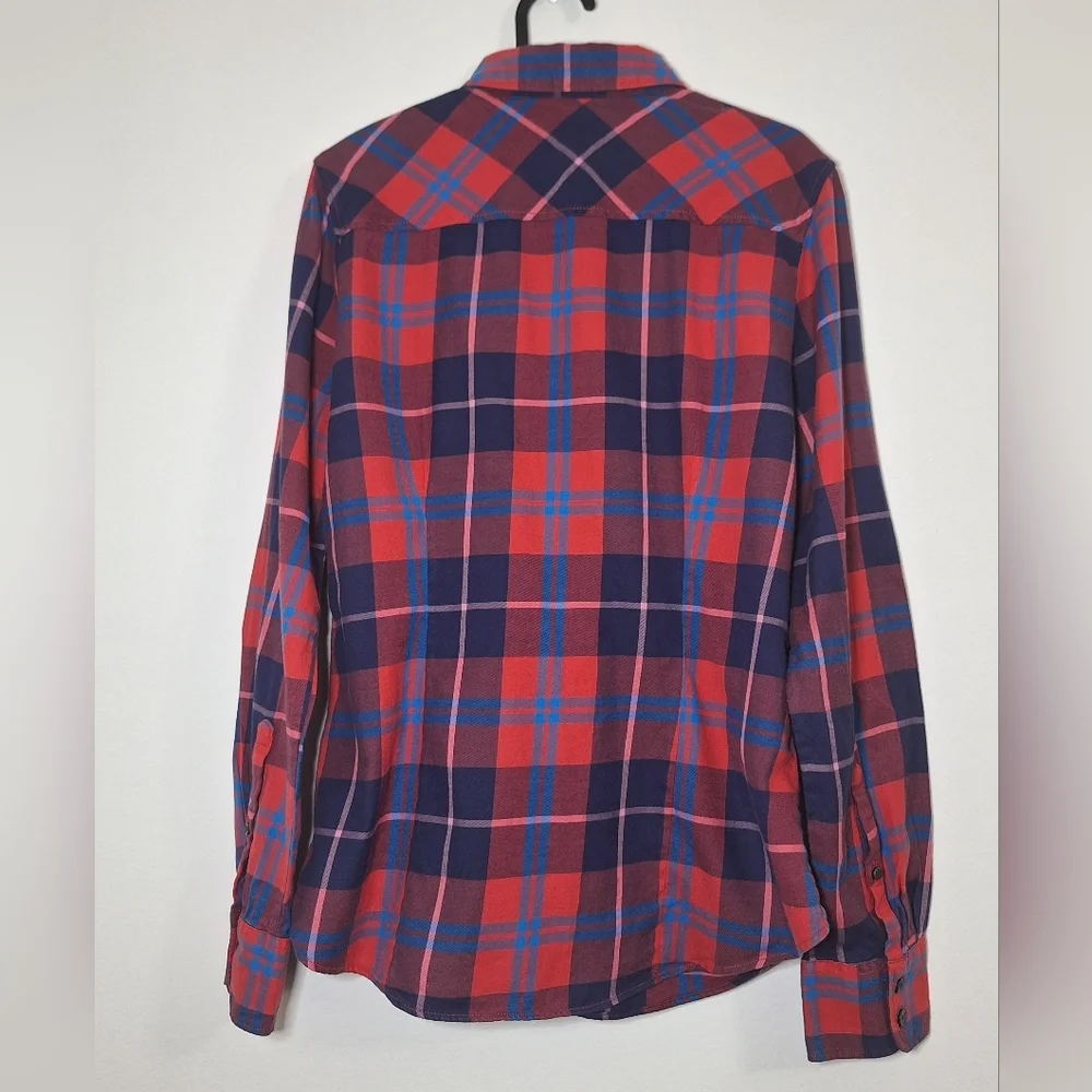 J.CREW BUNDLES  Navy and Red Plaid Button Down Shirts